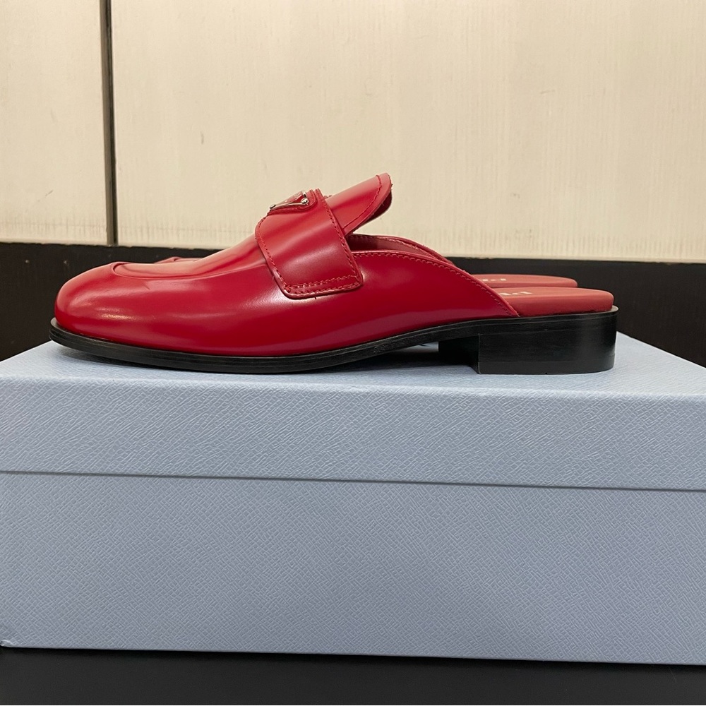 Prada mule SCARLATTO